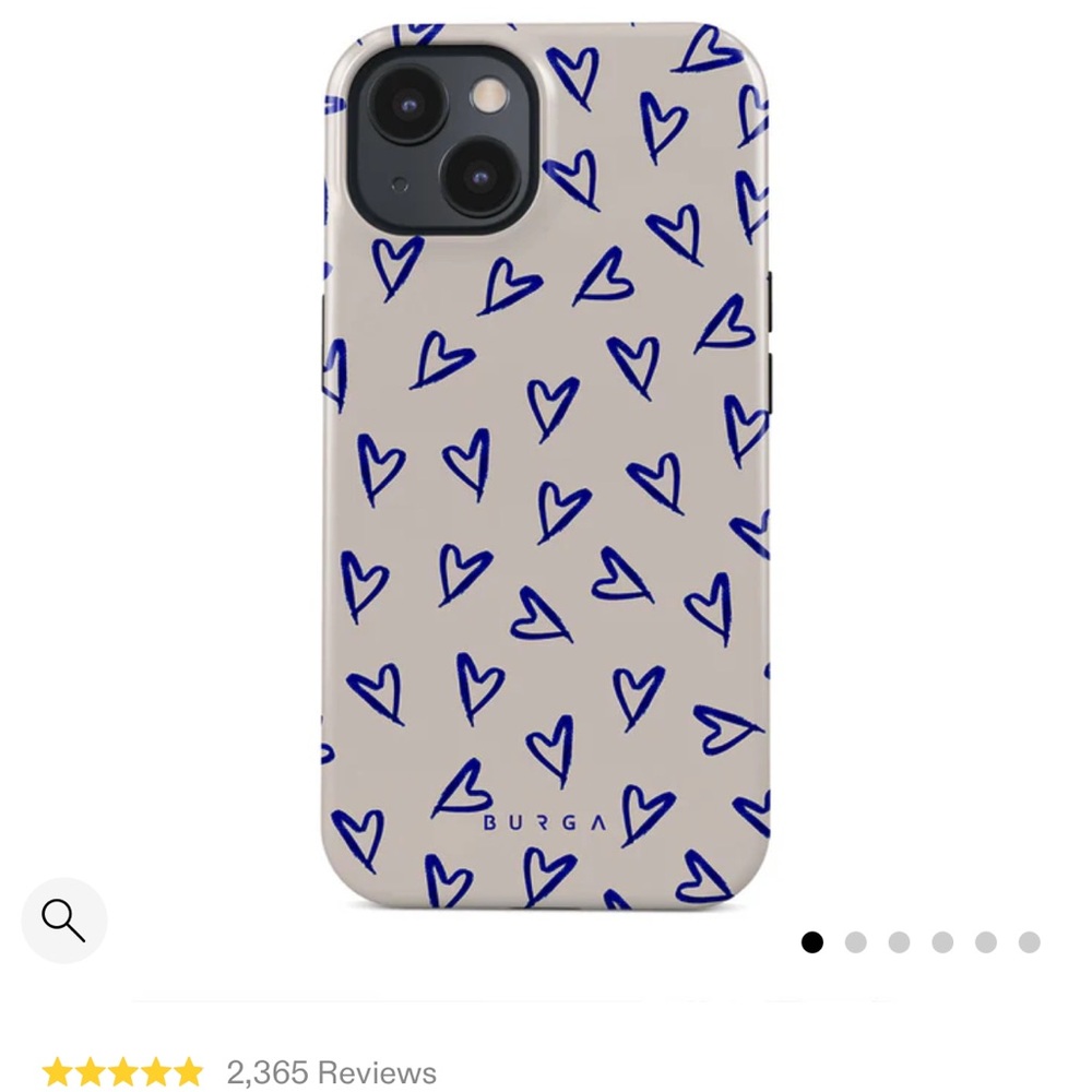 Burga Phone Case - iphone 13 - “Love Me Right” pattern